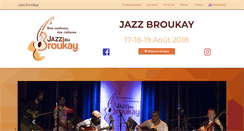 Desktop Screenshot of jazzaubroukay.be
