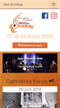 Mobile Screenshot of jazzaubroukay.be