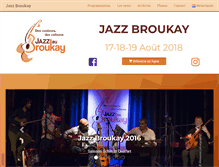 Tablet Screenshot of jazzaubroukay.be
